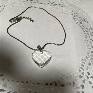 Retired BrightonCrystal Heart and Chain
